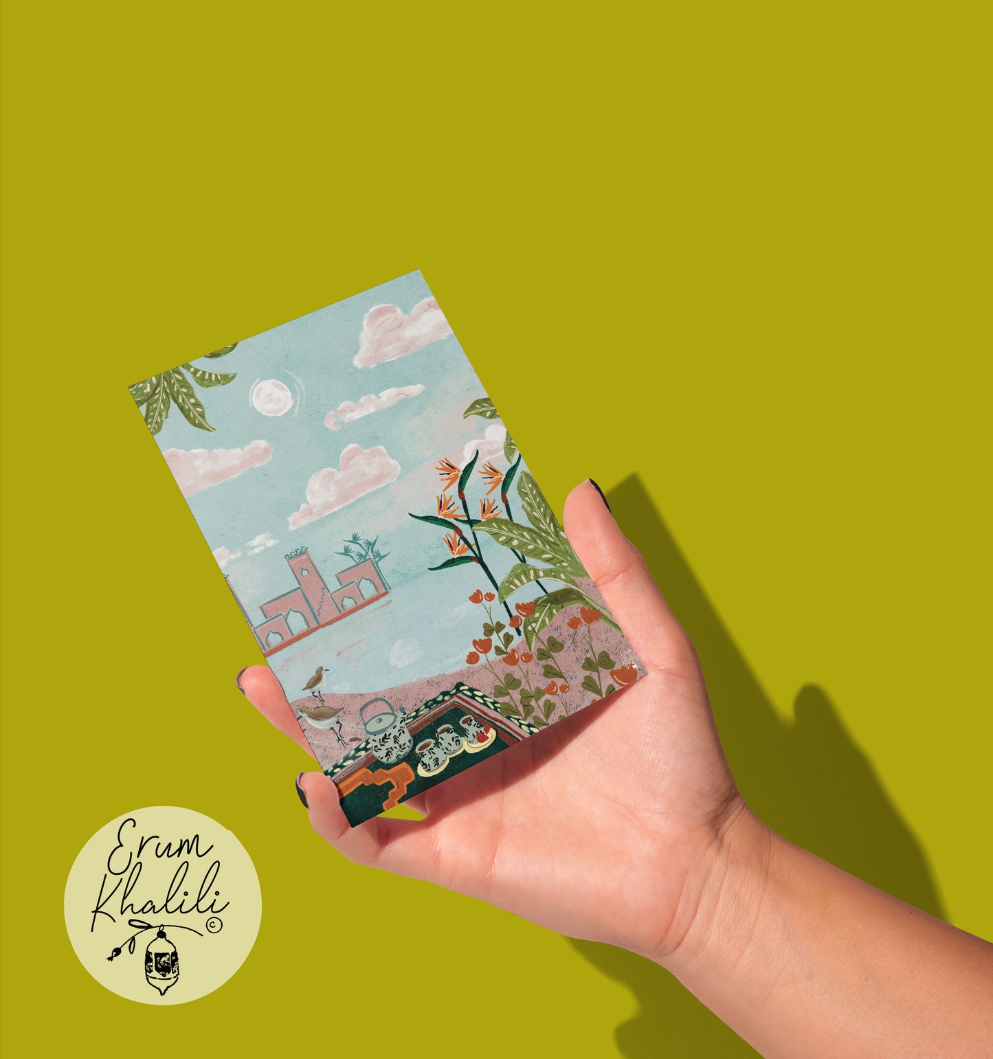 Sunset Art Card – Blank Greeting for Everyday, All Occasions