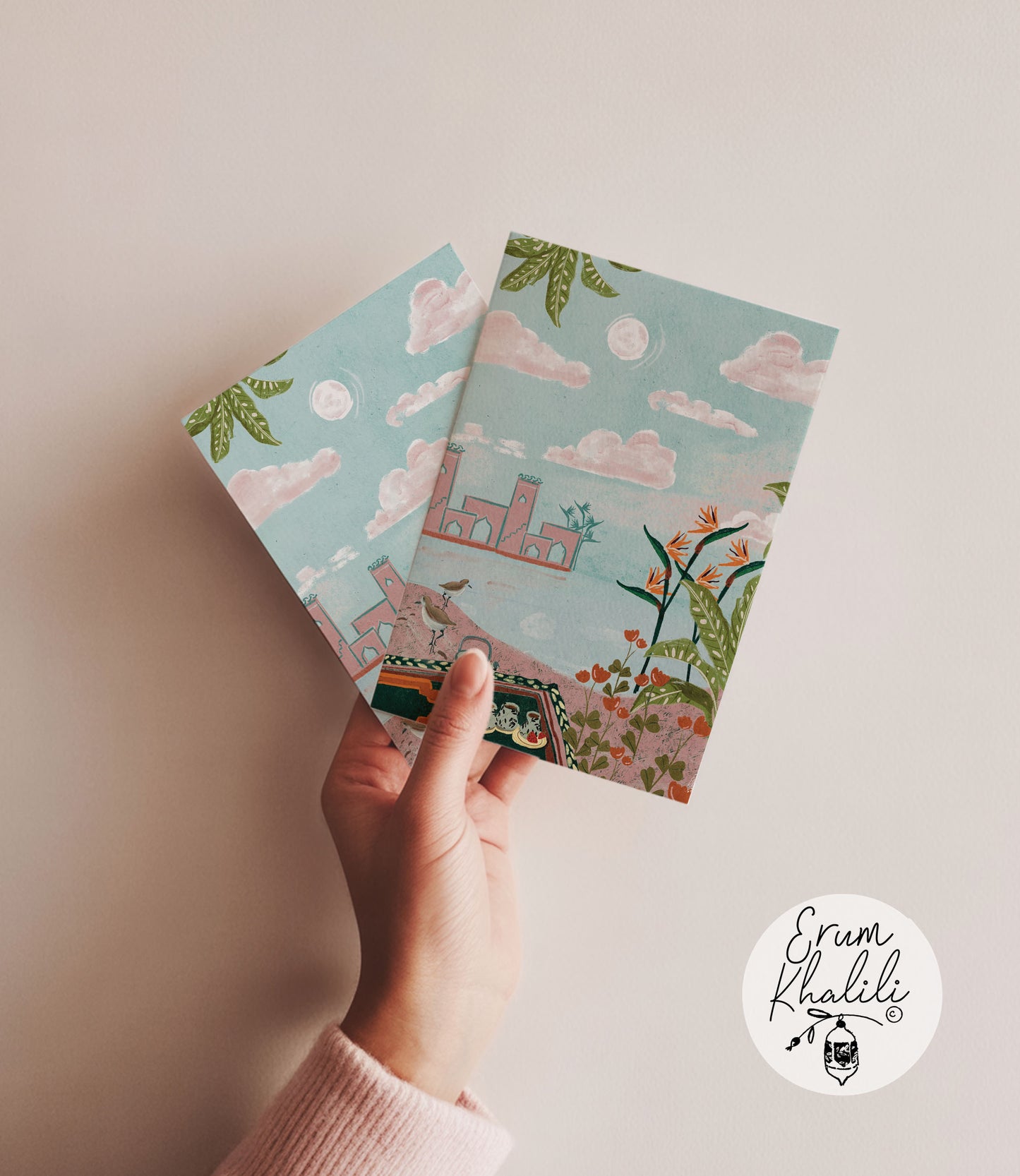 Sunset Art Card – Blank Greeting for Everyday, All Occasions