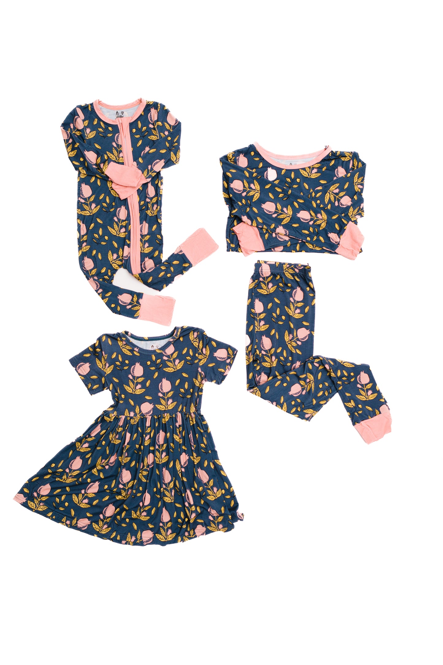 Pomegranate Pajamas - Footies, 2 Piece Sets & Dresses