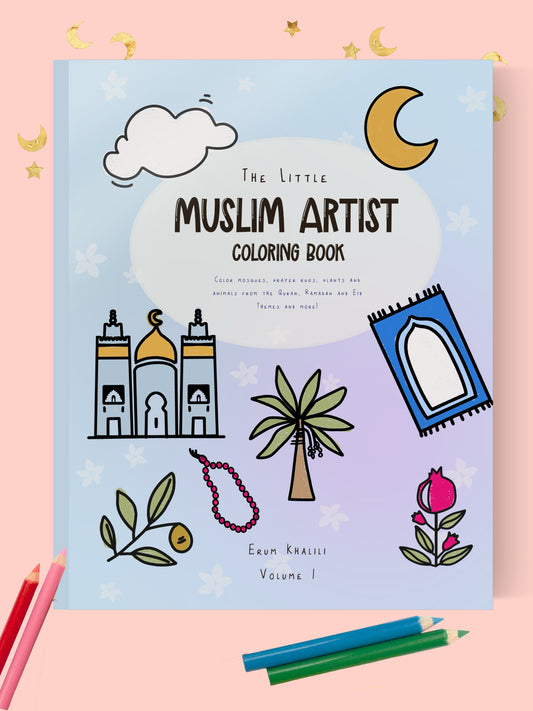 Pre Order Coloring Book - The Little Muslim Artist