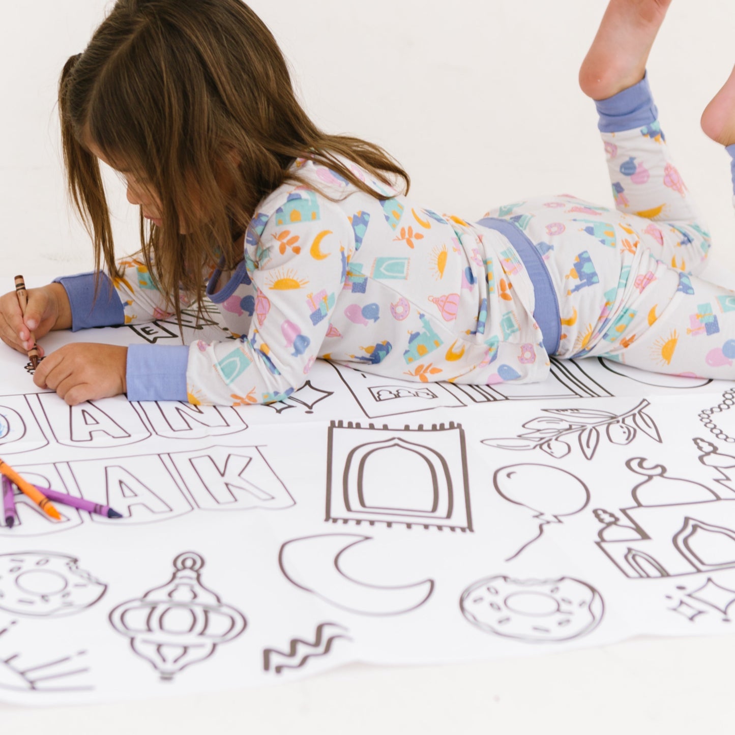 Set of Two - Huge Ramadan Coloring Poster + Huge Eid Coloring Poster