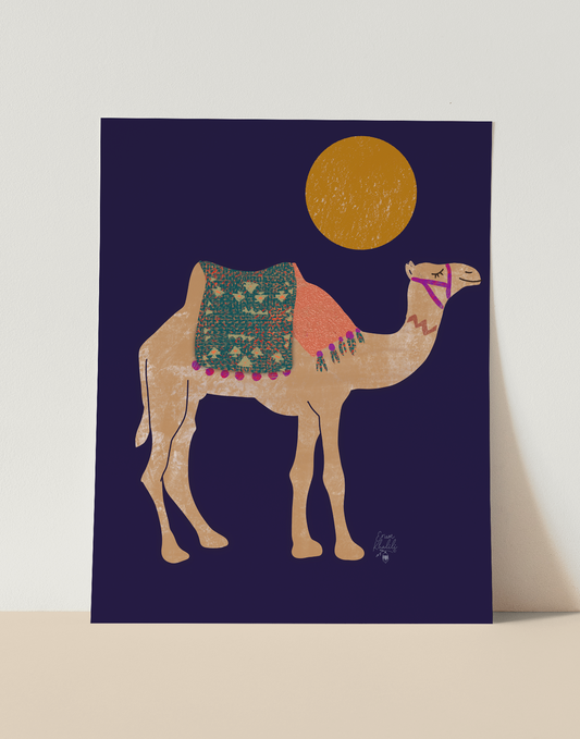 Moon Camel - Art Print