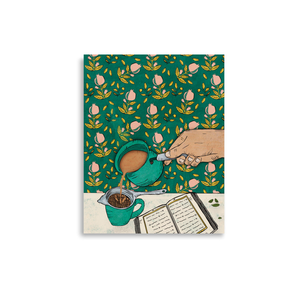 Chai and Quran - Art Print