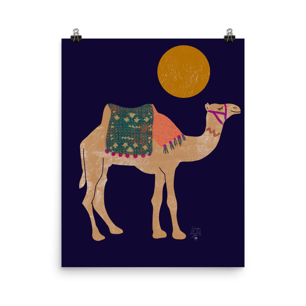 Moon Camel - Art Print