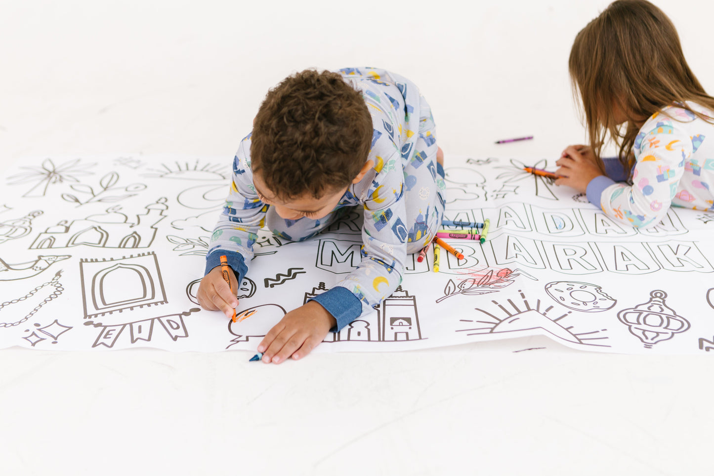 Set of Two - Huge Ramadan Coloring Poster + Huge Eid Coloring Poster