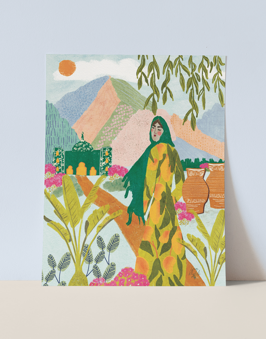 Premium Textured Paper Art Print | “Day Dreaming”