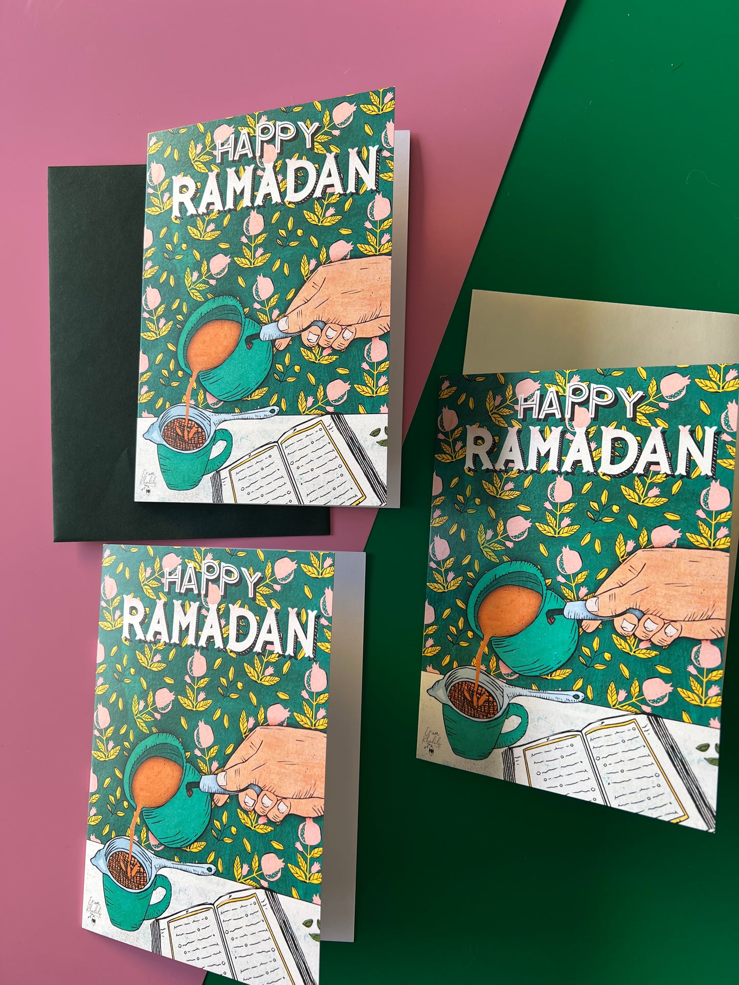 Ramadan Nights - 5X7 Greeting Cards with Envelope