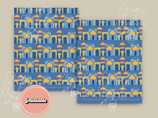 Islamic City - Printable Paper