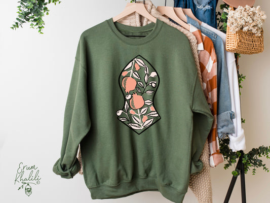 Pom and Olive Sandala - Crewneck Sweatshirt Green