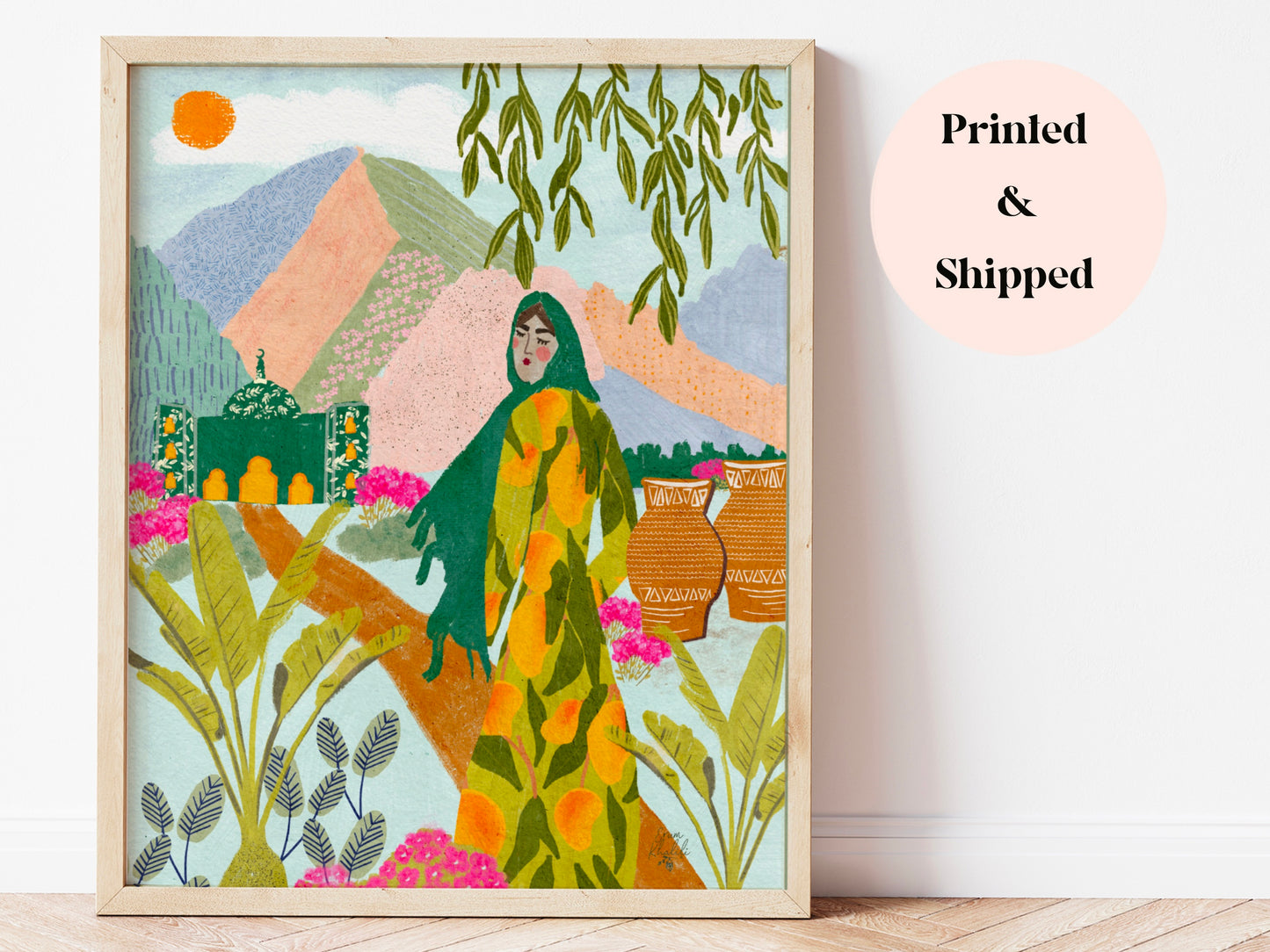 Premium Textured Paper Art Print | “Day Dreaming”