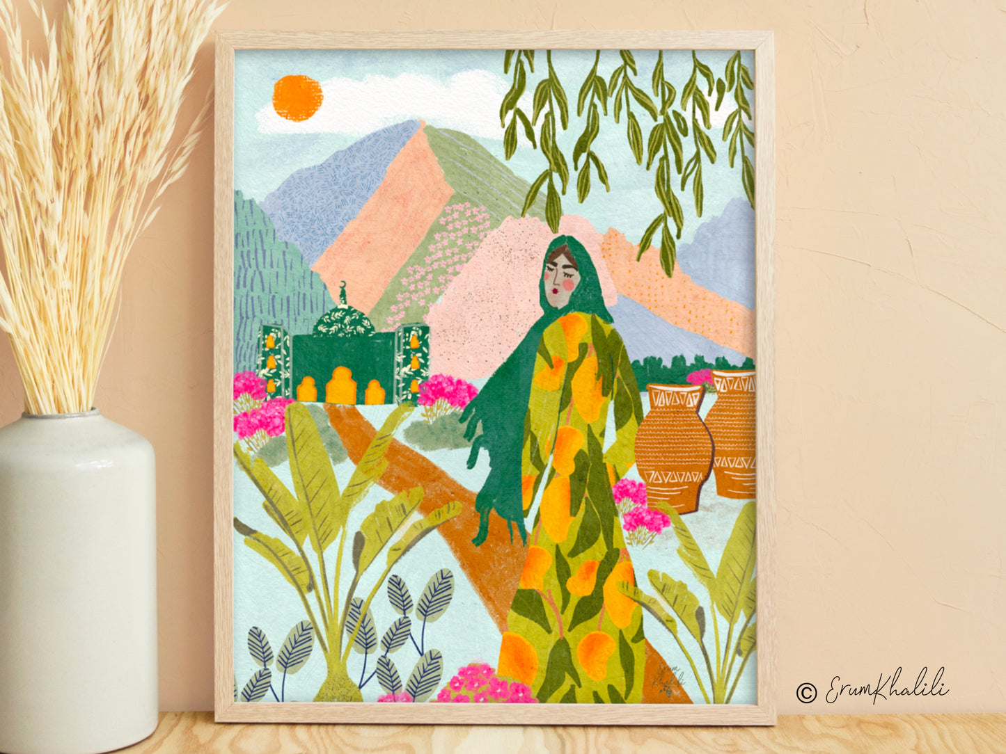 Premium Textured Paper Art Print | “Day Dreaming”