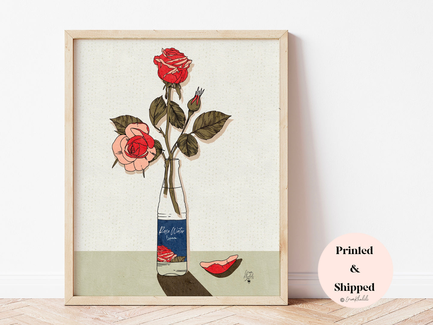 Humaira’s Roses - Wall Art Print