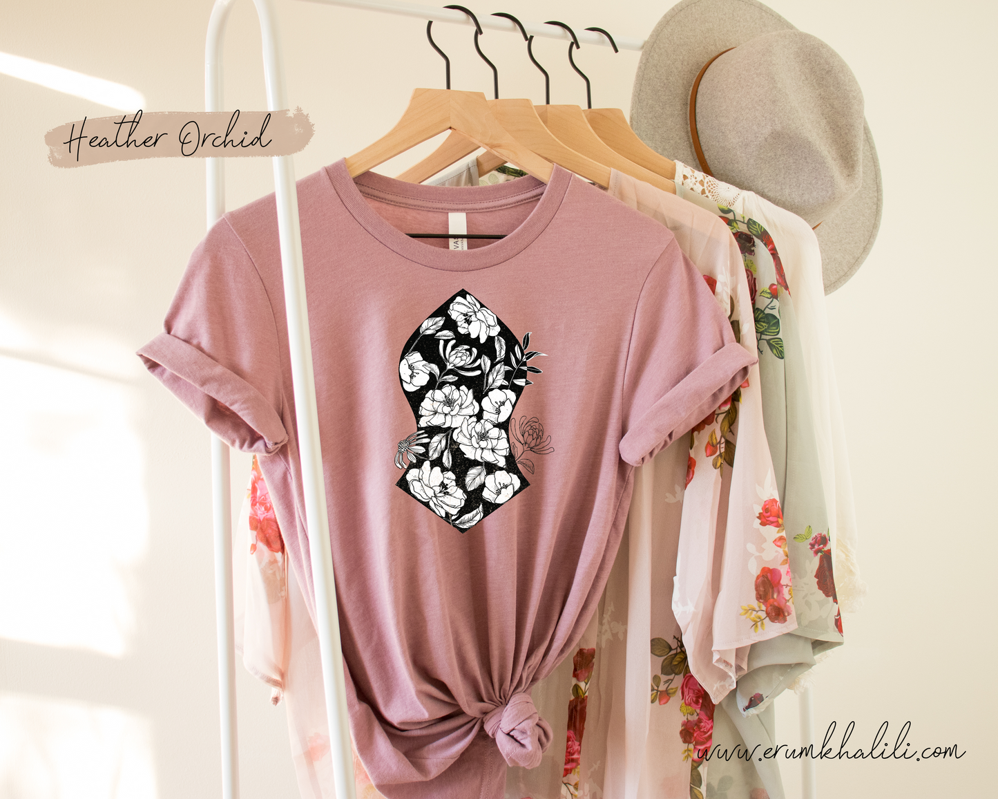 Various Colors Floral Sandala - T-Shirt