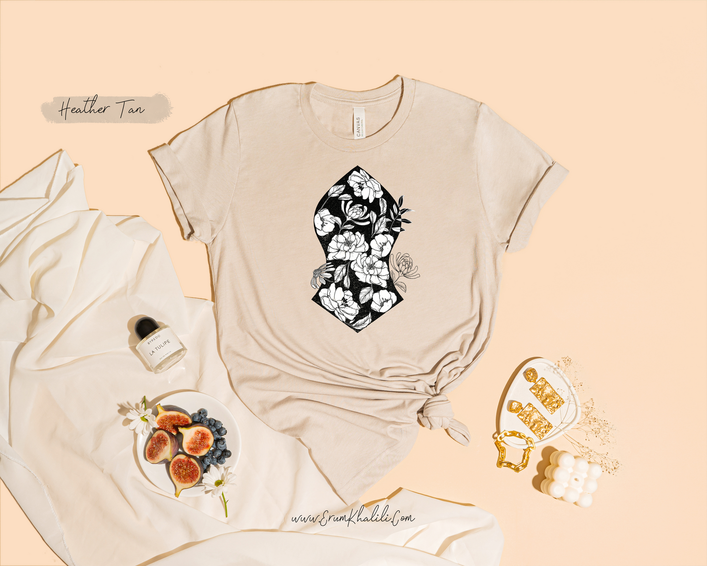 Various Colors Floral Sandala - T-Shirt