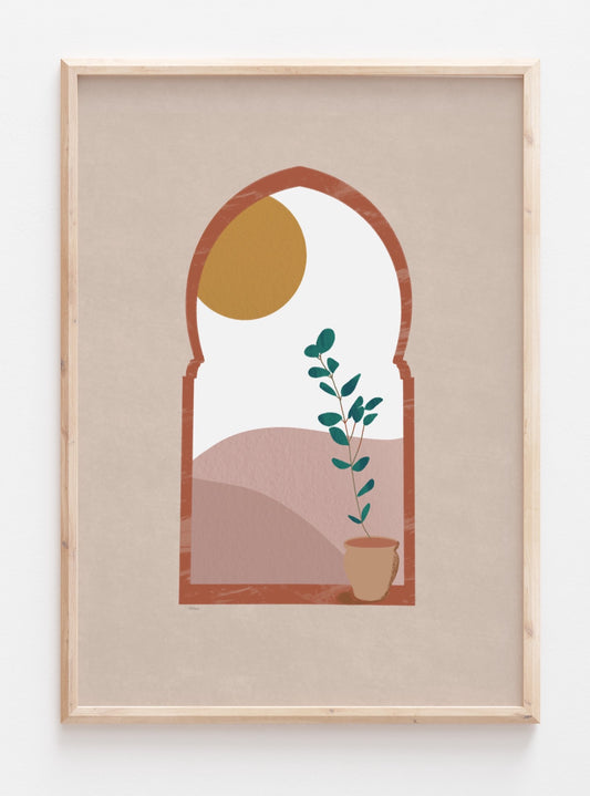Desert Window  -  Art Print