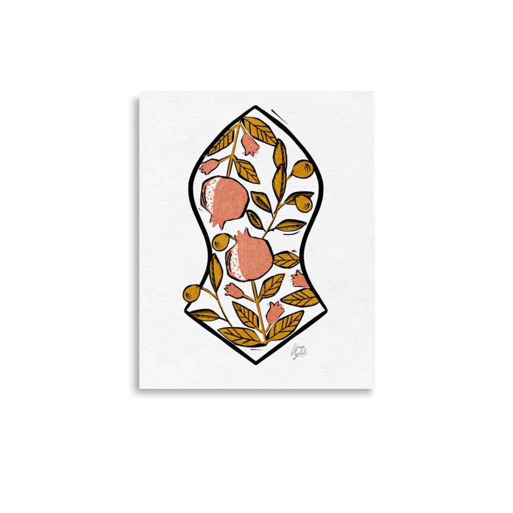 Pom and Olive Sandala - Wall Art Print