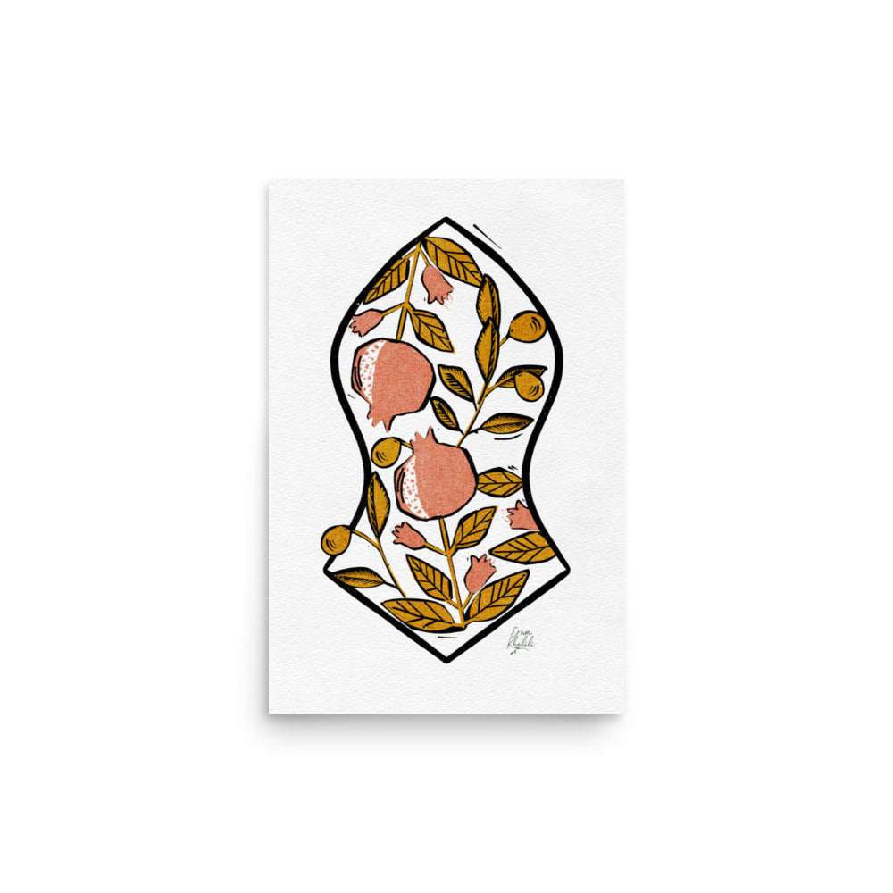 Pom and Olive Sandala - Wall Art Print