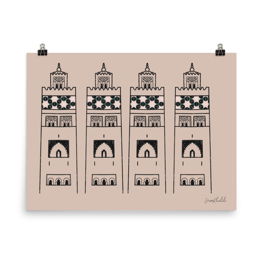 Majestic Minarets (Horizontal) - Art Print