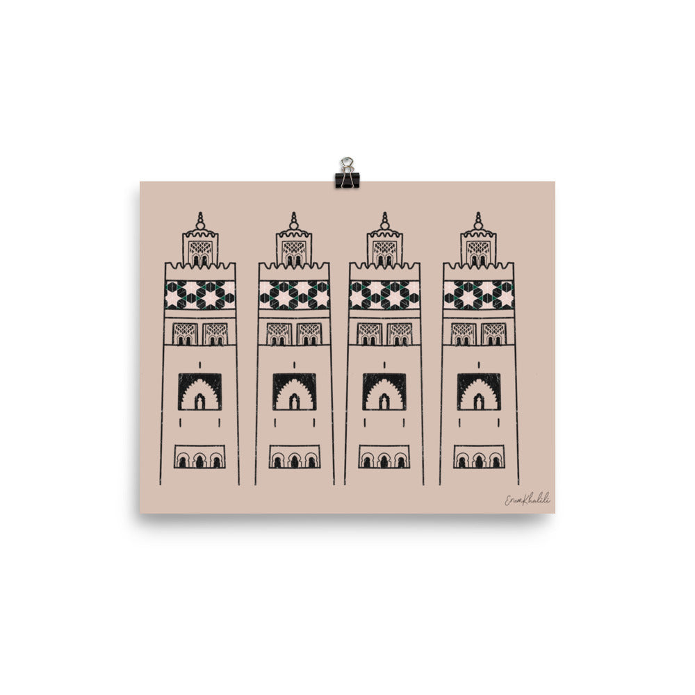 Majestic Minarets (Horizontal) - Art Print