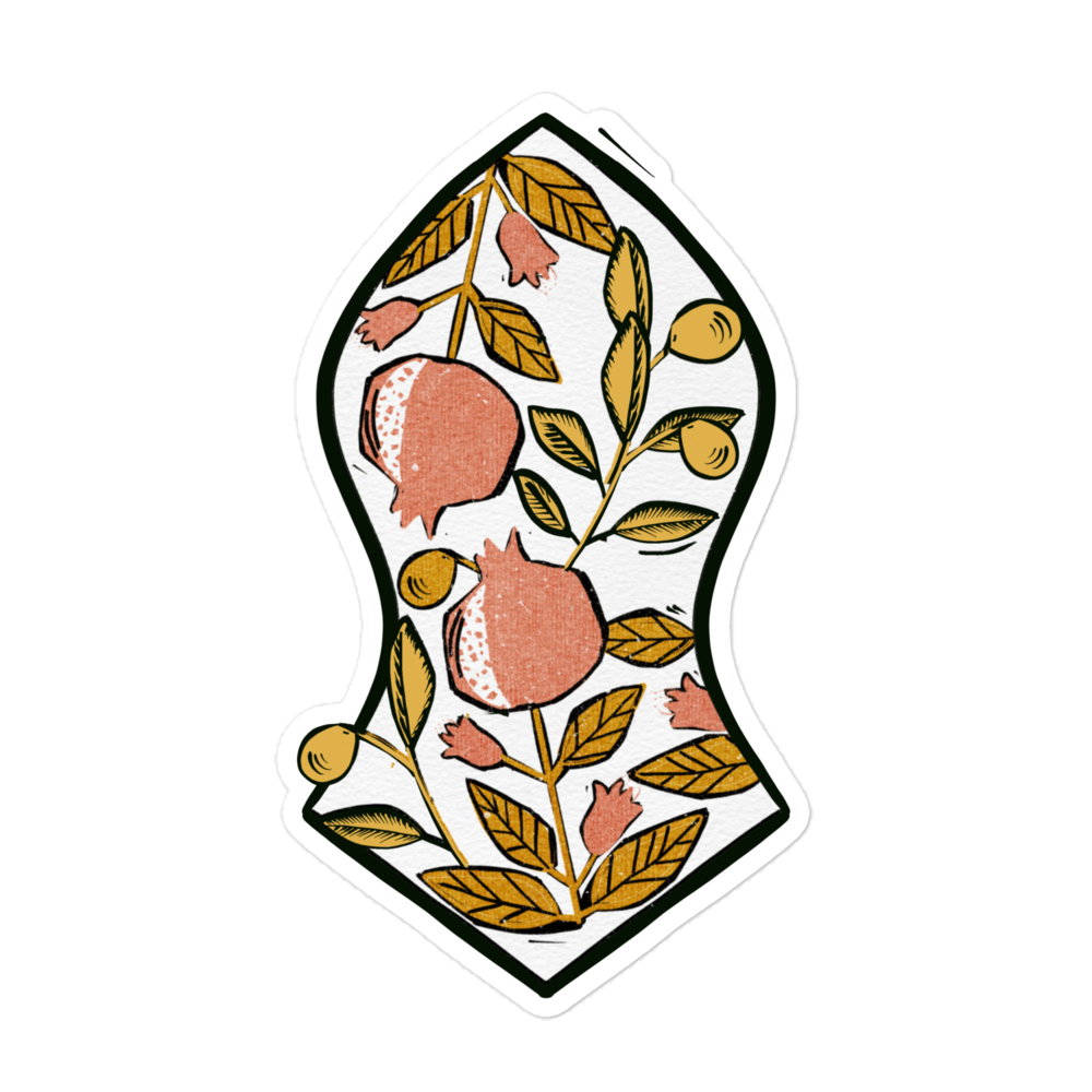 Pom and Olive Sandala - Kiss Cut Stickers