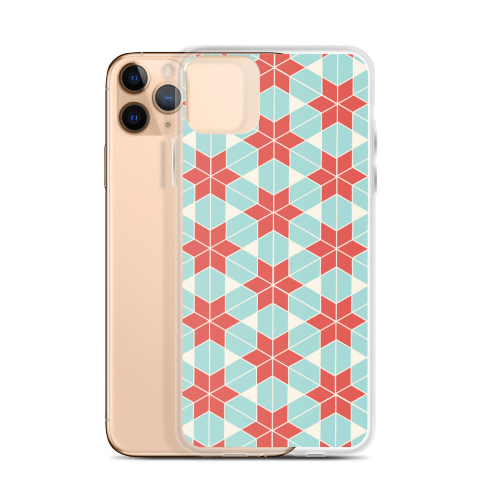 Retro Islamic Geometric Print - iPhone Case