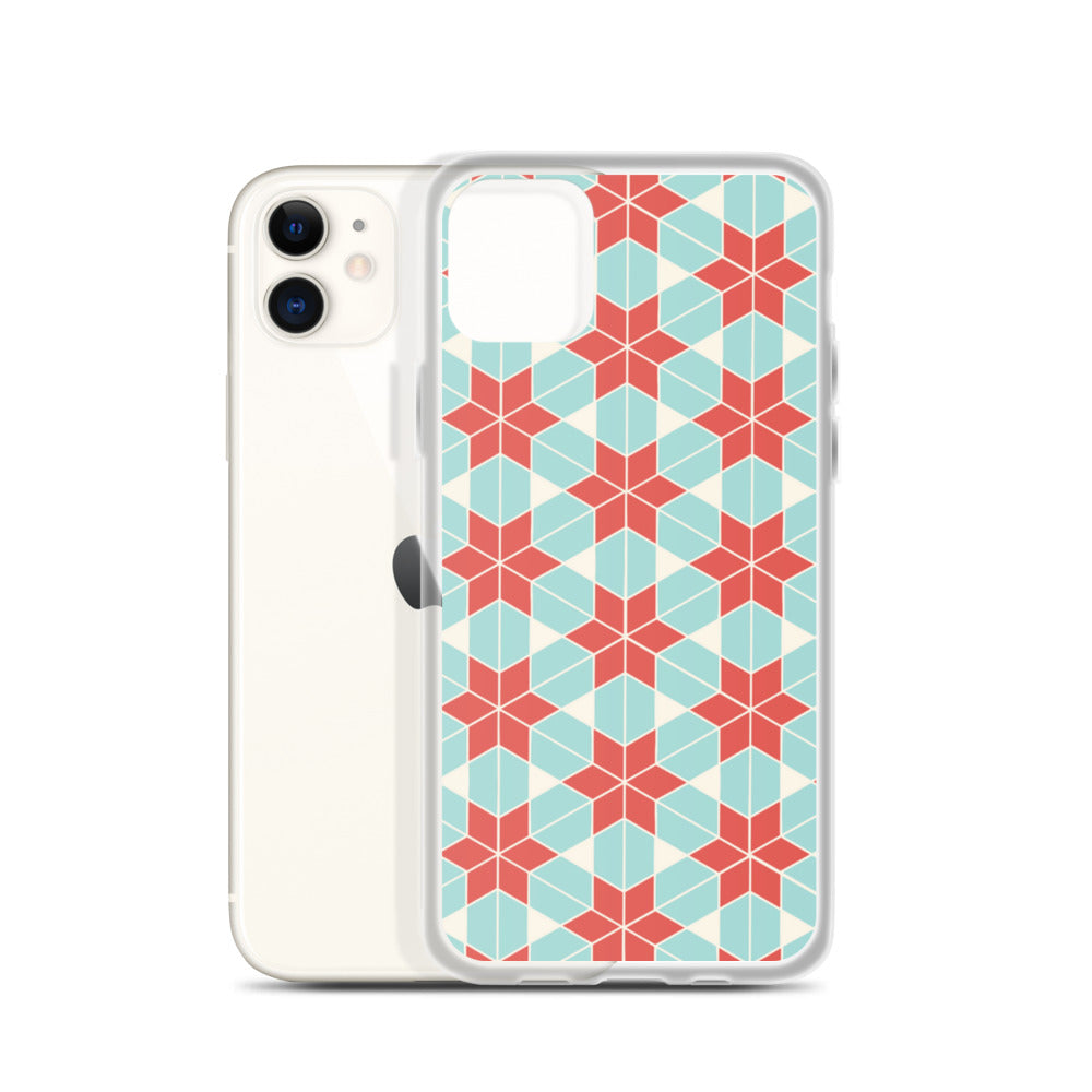 Retro Islamic Geometric Print - iPhone Case