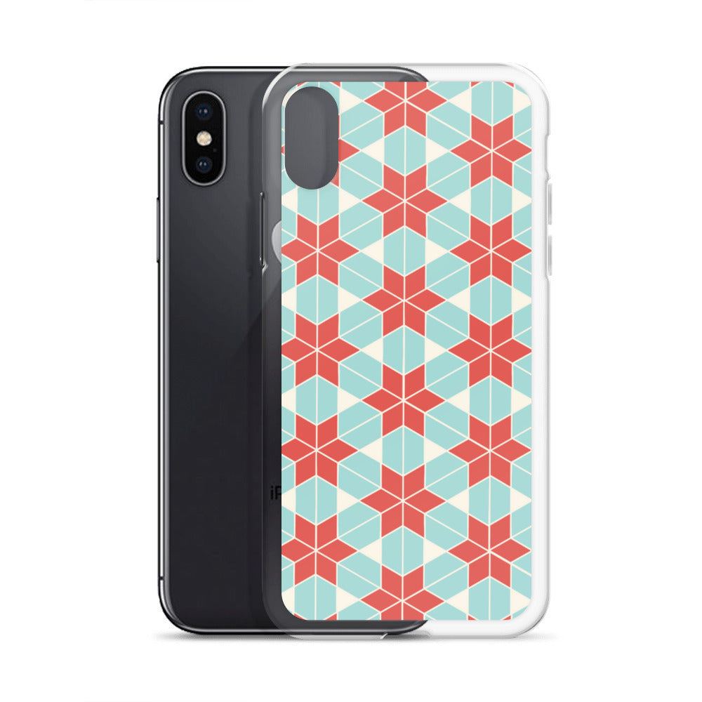 Retro Islamic Geometric Print - iPhone Case