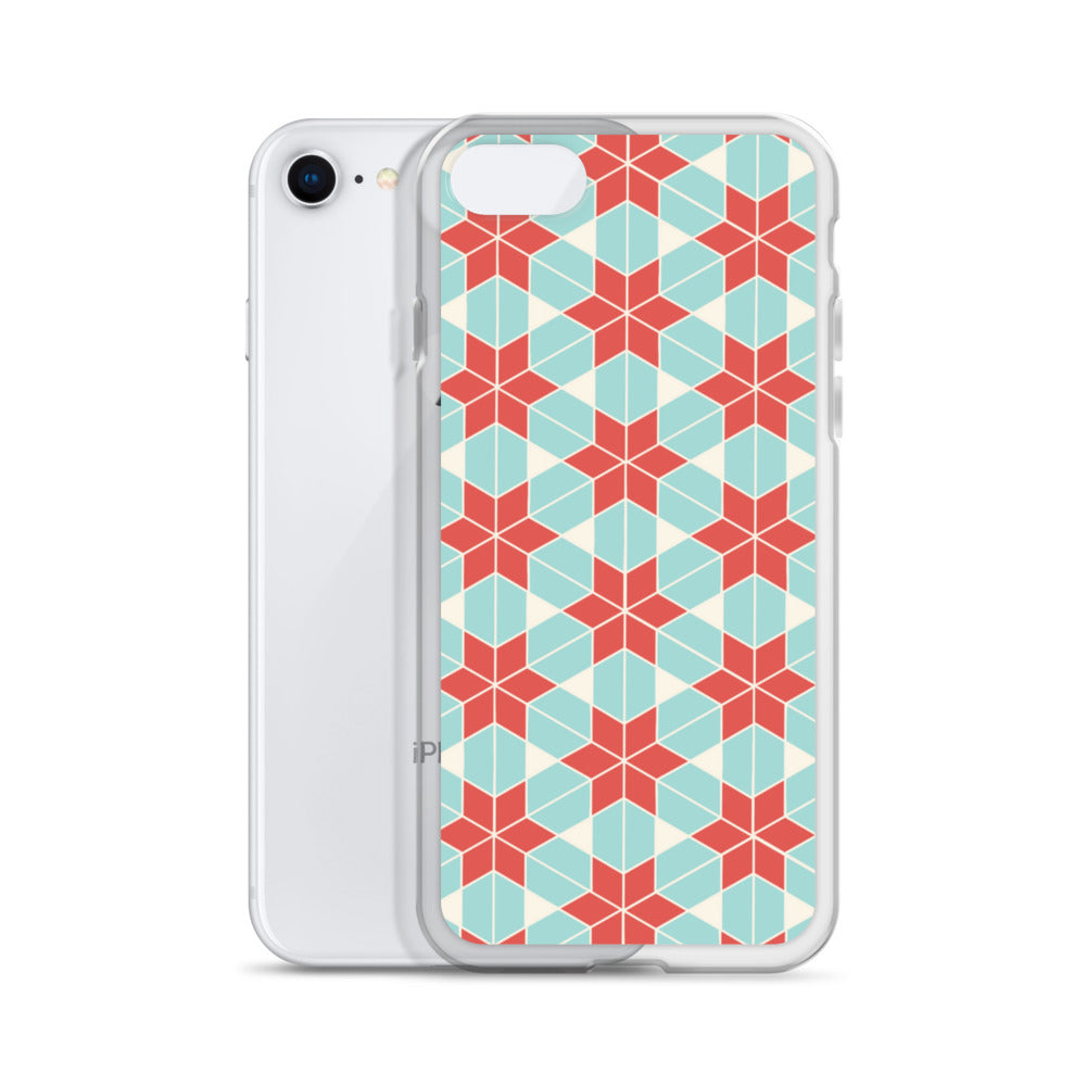 Retro Islamic Geometric Print - iPhone Case