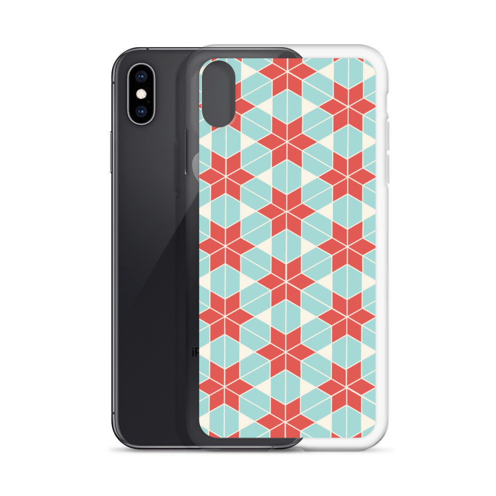 Retro Islamic Geometric Print - iPhone Case
