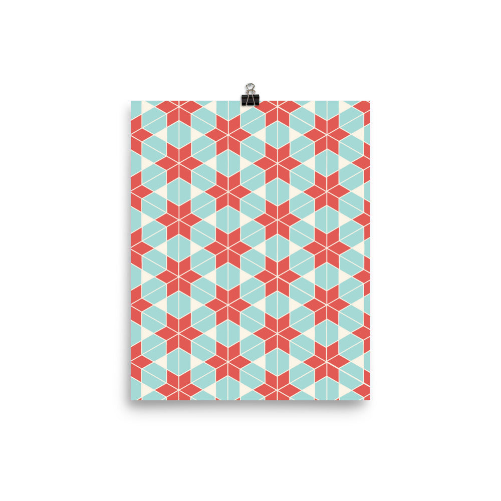 Retro Geometric Islamic Wall Art