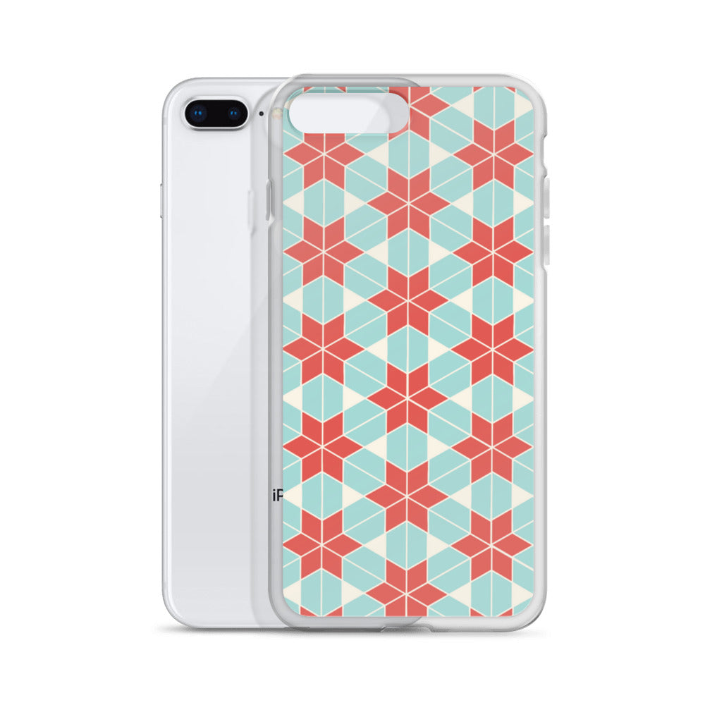 Retro Islamic Geometric Print - iPhone Case