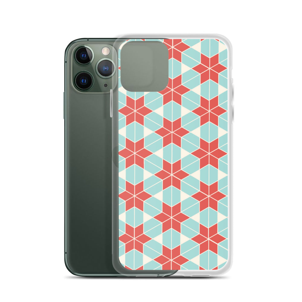 Retro Islamic Geometric Print - iPhone Case