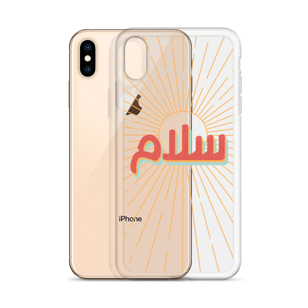 Retro Salaam iPhone Case (Clear Backing)