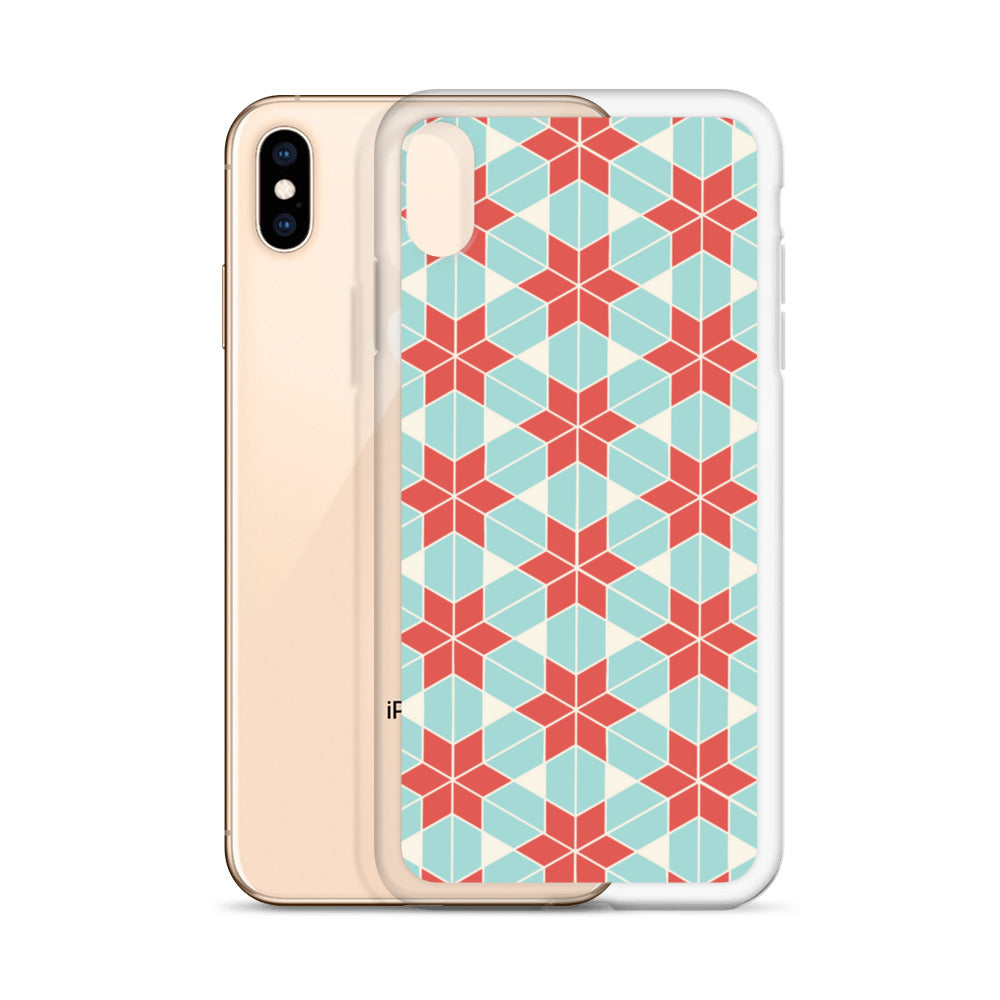 Retro Islamic Geometric Print - iPhone Case