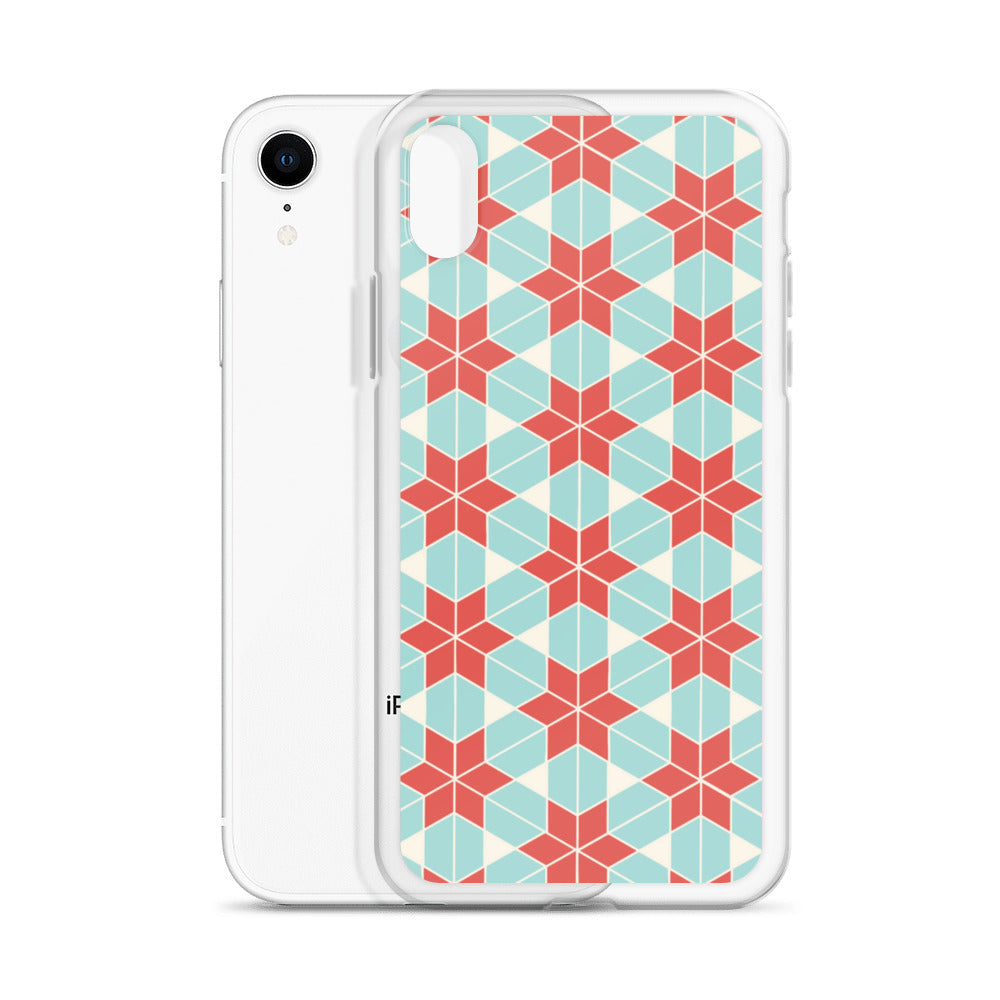 Retro Islamic Geometric Print - iPhone Case