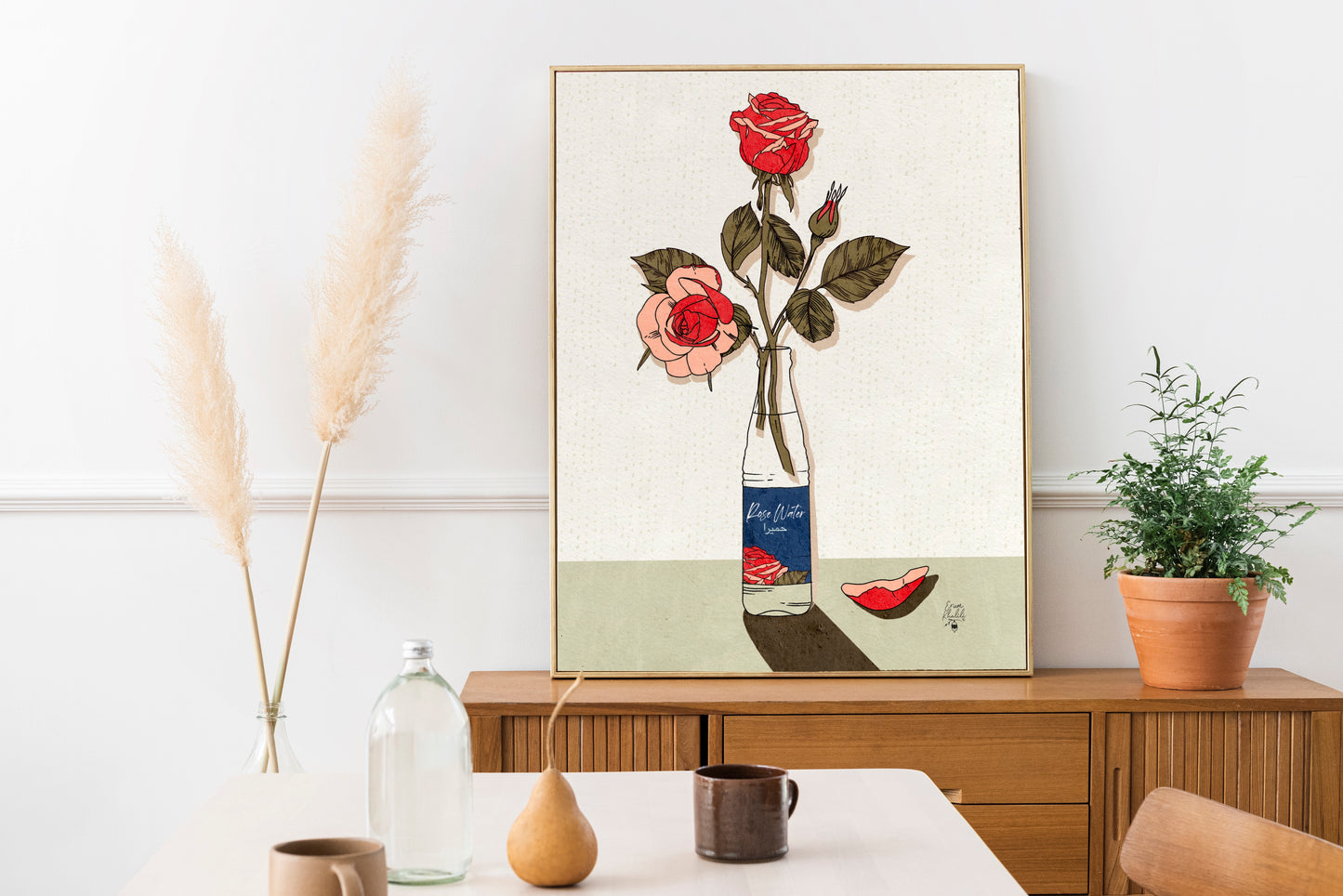 Humaira’s Roses - Wall Art Print