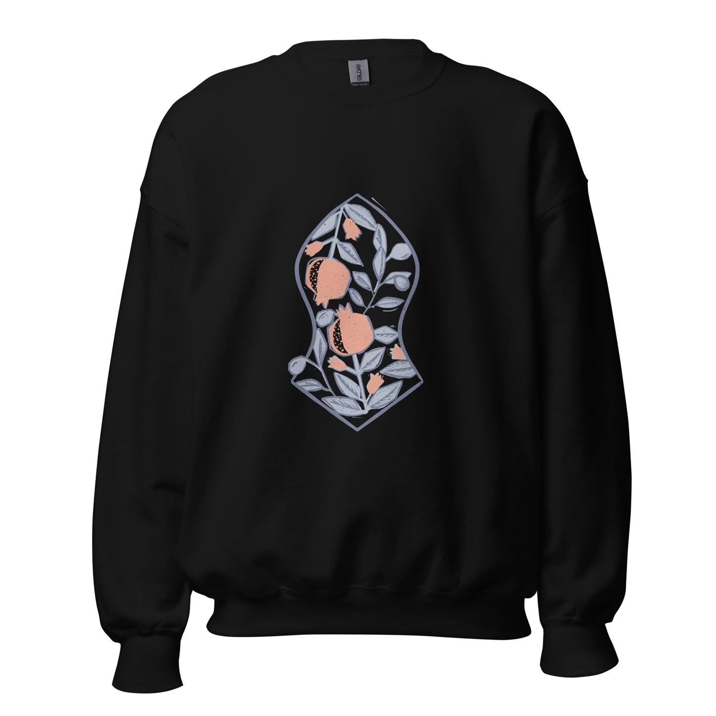 Pom and Olive Sandala - Crewneck Sweatshirt in Black