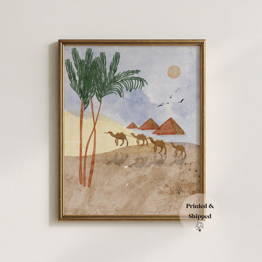 Egypt - Original Watercolor Art Print by Erum Khalili