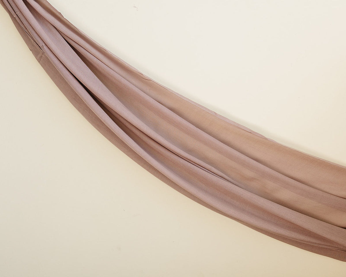 Bamboo Woven Solid Hijab - Tan