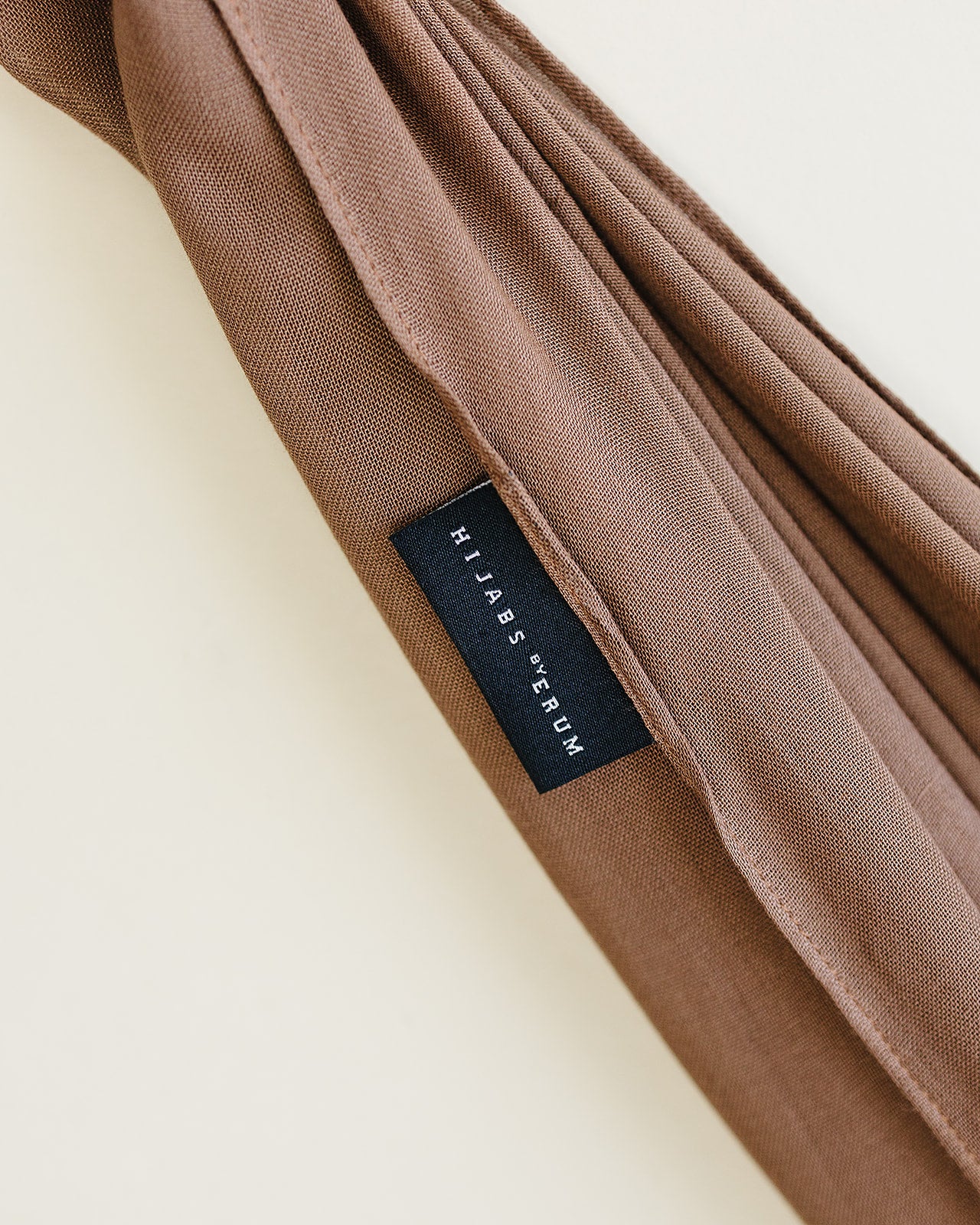 Bamboo Solid Modal Hijab - Dark Brown