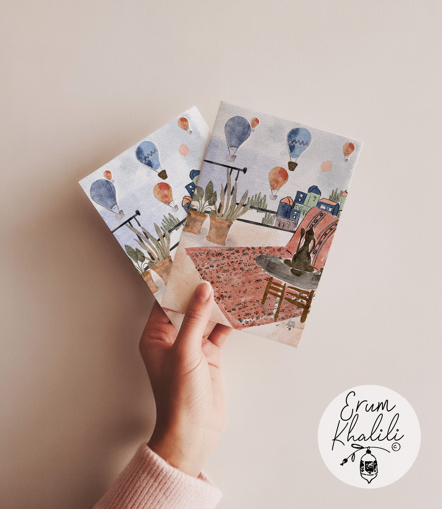 Turkey - Cappidocia - Travel Art Print Card – A2