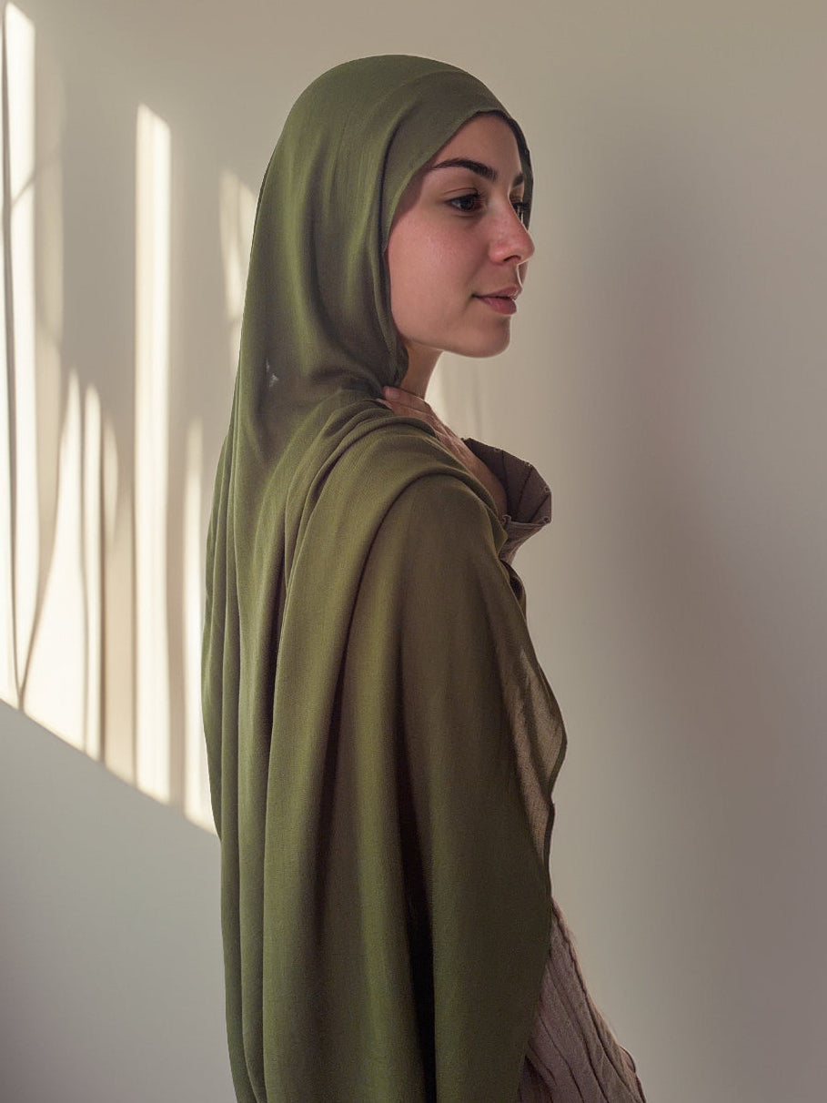 PREMIUM MODAL HIJAB - GREEN