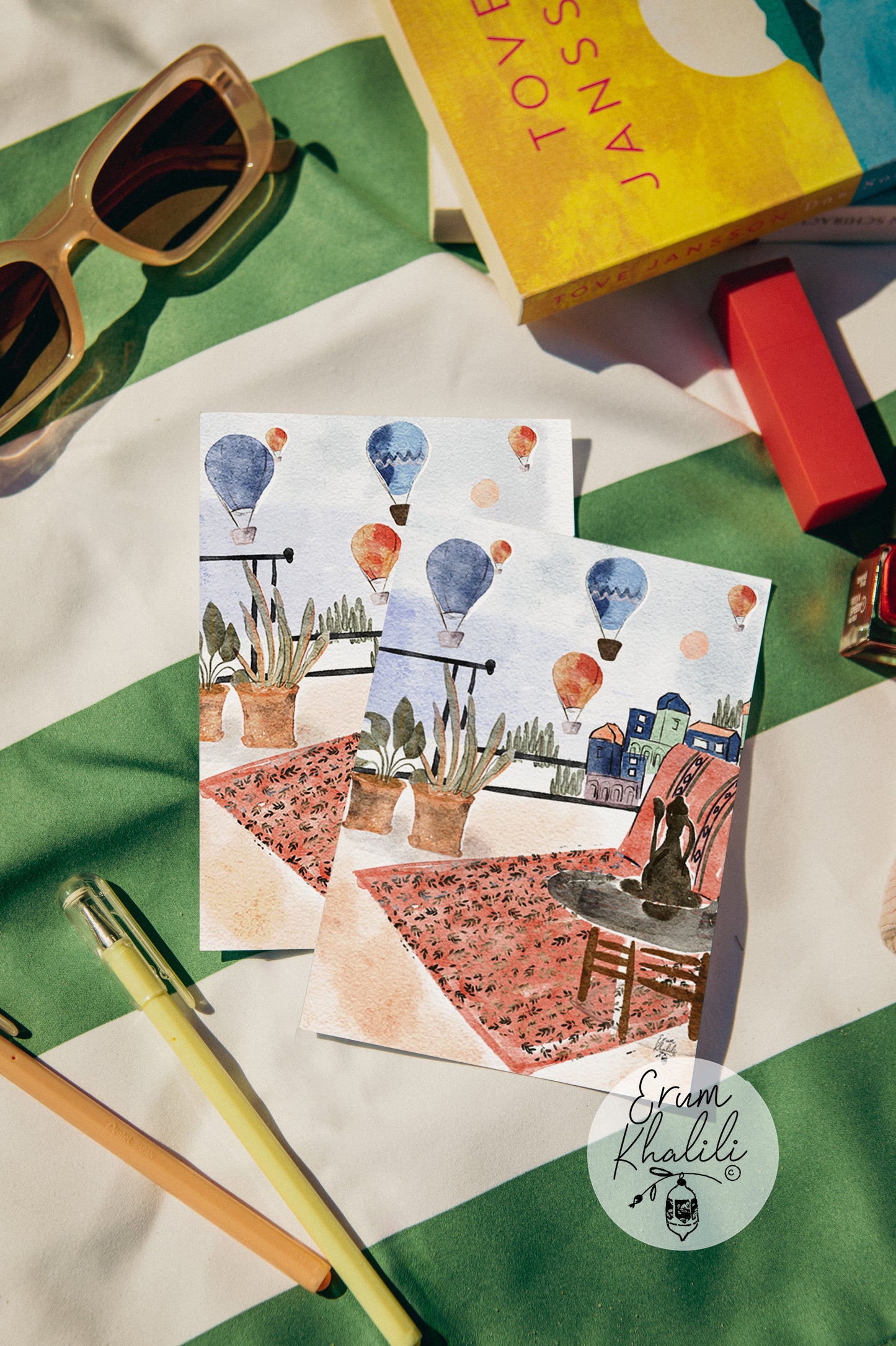 Turkey - Cappidocia - Travel Art Print Card – A2