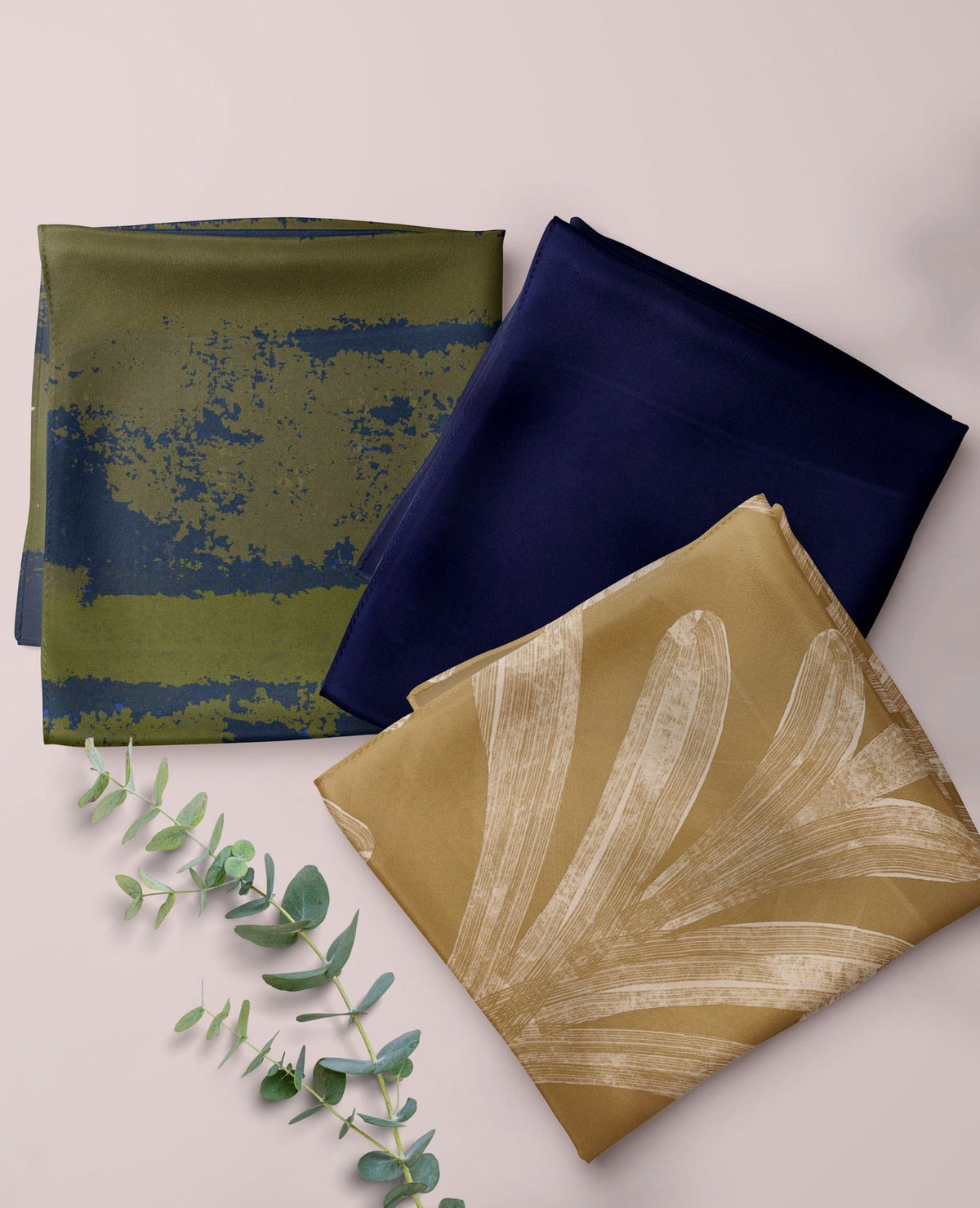 Midnight Palms Bundle — 2 Printed Hijabs + 1 Premium Modal (Save 16%)