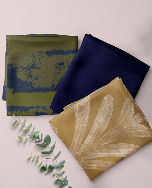 Midnight Palms Bundle — 2 Printed Hijabs + 1 Premium Modal (Save 16%)
