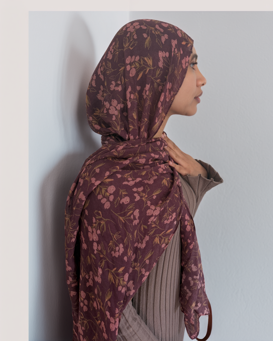 Flower Field Bundle — 2 Printed Hijabs + 1 Premium Modal (Save 16%)