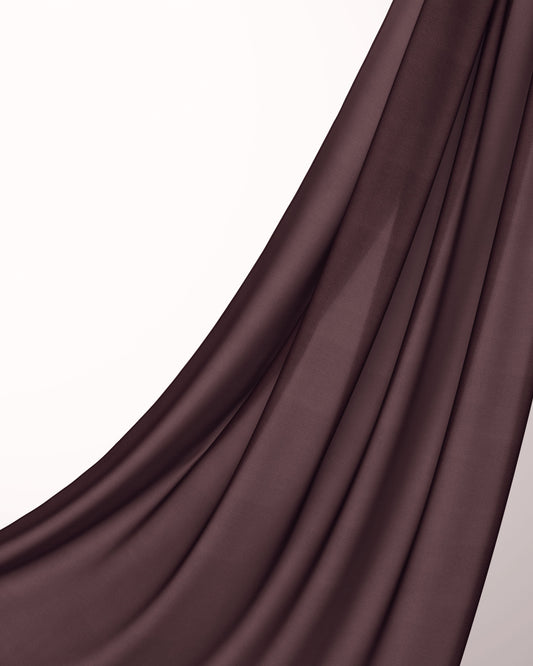PREMIUM MODAL HIJAB - DARK BROWN