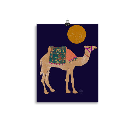 Moon Camel - Art Print