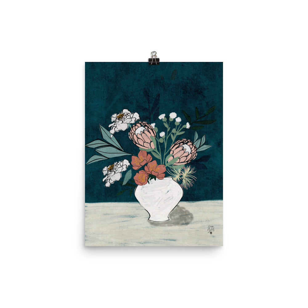 Moody Florals 2 - Fine Art Print