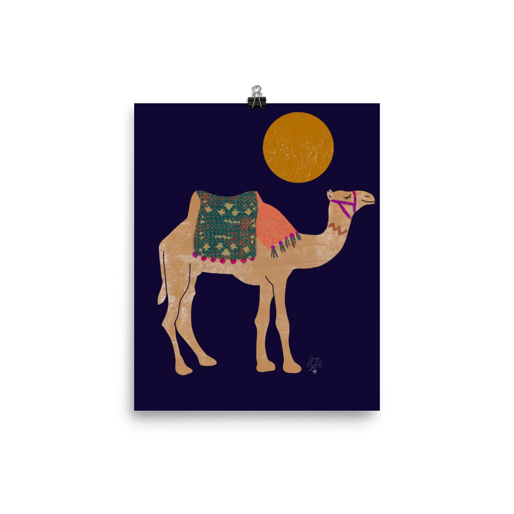 Moon Camel - Art Print